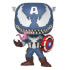 Funko Pop ! Figurine Captain America Venomisé - Marvel