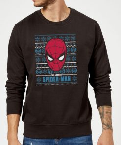 Pull de Noël Homme Marvel Comics - Amazing Spiderman - Noir - XXL - Noir chez Zavvi FR image 5060206395855