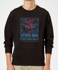 Pull de Noël Homme Marvel Comics Spider-Man - Noir - XXL - Noir chez Zavvi FR image 5060206399709