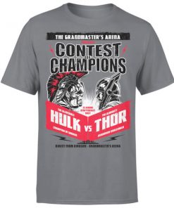 T-Shirt Homme Contest Of Champions Hulk Vs Thor - Marvel - Gris Charbon - XXL - Charbon chez Zavvi FR image 5056185776846