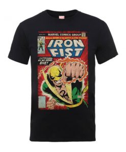 T-Shirt Homme Action Tiles Iron Fist - Marvel Comics - Gris - XXL - Noir chez Zavvi FR image 5056185775306