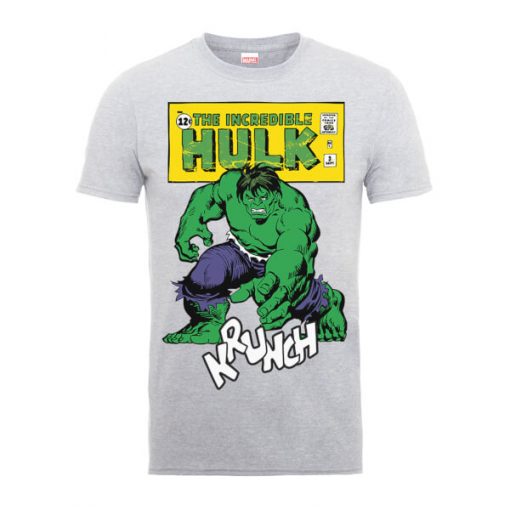 T-Shirt Homme Krunch Abîmé - Incroyable Hulk - Marvel Comics - Gris - XXL - Gris chez Zavvi FR image 5056185776792