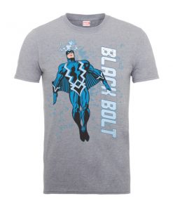 T-Shirt Homme - Éclair Noir - Marvel Comics - Gris - XXL - Gris chez Zavvi FR image 5056185773951