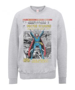 Sweat Homme Première Couverture Comics Doctor Strange - Marvel - Gris - XXL - Gris chez Zavvi FR image 5056185777249