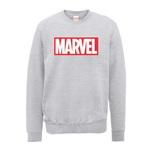 Sweat Homme Logo Principal - Marvel - Gris - XXL - Gris chez Zavvi FR image 5056185777393