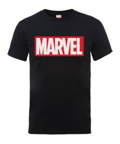 T-Shirt Homme Logo Principal - Marvel - Noir - XXL - Noir chez Zavvi FR image 5056185777348
