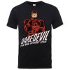 T-Shirt Homme The Man Without Fear - Daredevil - Marvel Comics - Noir - XXL - Noir chez Zavvi FR image 5056185774255