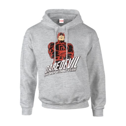 Sweat à Capuche Homme The Man Without Fear - Daredevil - Marvel Comics - Gris - XXL - Gris chez Zavvi FR image 5056185774309