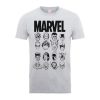T-Shirt Homme Têtes Multiples - Marvel - Gris - XXL - Gris chez Zavvi FR image 5056185777942