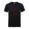 T-Shirt Homme Red Outline Daredevil - Marvel - Noir - XXL - Noir chez Zavvi FR image 5056185776891