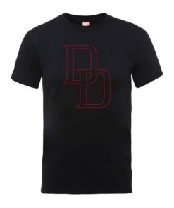 T-Shirt Homme Red Outline Daredevil - Marvel - Noir - XXL - Noir chez Zavvi FR image 5056185776891