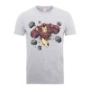 T-Shirt Homme Rocks Iron Man - Marvel Comics - Gris - XXL - Gris chez Zavvi FR image 5056185775597