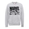 Sweat Homme Action Tiles - Marvel Comics - Gris - XXL - Gris chez Zavvi FR image 5056185773807