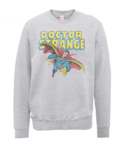 Sweat Homme Flying Doctor Strange - Marvel - Gris - XXL - Gris chez Zavvi FR image 5056185777096