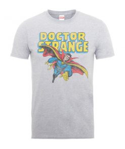 T-Shirt Homme Flying Doctor Strange - Marvel - Gris - XXL - Gris chez Zavvi FR image 5056185777140