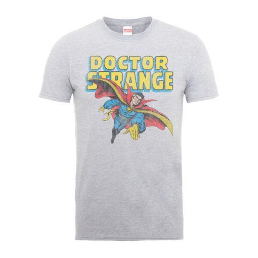 T-Shirt Homme Flying Doctor Strange - Marvel - Gris - XXL - Gris chez Zavvi FR image 5056185777140