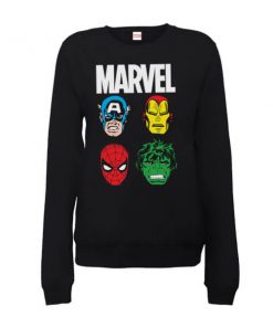 Sweat Homme Personnages Principaux Femme - Marvel Comics - Noir - XL - Noir chez Zavvi FR image 5056185775931