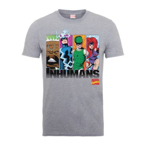 T-Shirt Homme Inhumans - Marvel Comics - Gris - XXL - Gris chez Zavvi FR image 5056185775153