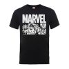 T-Shirt Homme Action Tiles - Marvel Comics - Noir - XXL - Noir chez Zavvi FR image 5056185773753