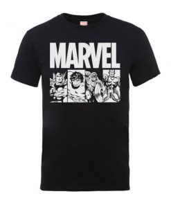 T-Shirt Homme Action Tiles - Marvel Comics - Noir - XXL - Noir chez Zavvi FR image 5056185773753