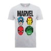 T-Shirt Homme Personnages Principaux - Marvel Comics - Gris - XXL - Gris chez Zavvi FR image 5056185775894