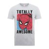 T-Shirt Homme Totally Awesome - Spider Man - Marvel Comics - Gris - XXL - Gris chez Zavvi FR image 5056185776549