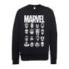 Sweat Homme Têtes Multiples - Marvel - Noir - XXL - Noir chez Zavvi FR image 5056185777799