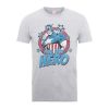 T-Shirt Homme Full Time Hero - Captain America - Marvel Comics - Gris - XXL - Gris chez Zavvi FR image 5056185774057