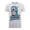 T-Shirt Homme Abîmé Captain America - Marvel Comics - Gris - XXL - Gris chez Zavvi FR image 5056185774101