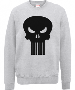 Sweat Homme Skull Badge - The Punisher Marvel - Gris - XXL - Gris chez Zavvi FR image 5056185778246