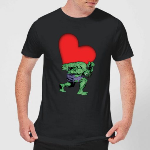 T-Shirt Homme Avengers Hulk Cœur (Marvel) - Noir - XXL - Noir chez Zavvi FR image 5056185774804