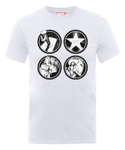 T-Shirt Homme Marvel Avengers Assemble - Logo Principal - Blanc - XXL - Blanc chez Zavvi FR image 5056185770806