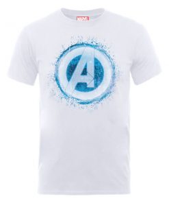 T-Shirt Homme Marvel Avengers Assemble - Logo Brillant - Blanc - XXL - Blanc chez Zavvi FR image 5056185768551