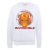 Sweat Homme Marvel Avengers Assemble - Iron Man Invincible - Blanc - XXL - Blanc chez Zavvi FR image 5056185770059