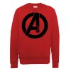 Sweat Homme Marvel Avengers Assemble - Logo Simple - Rouge - XL - Rouge chez Zavvi FR image 5056185770998