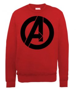 Sweat Homme Marvel Avengers Assemble - Logo Simple - Rouge - XL - Rouge chez Zavvi FR image 5056185770998