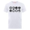 T-Shirt Homme Marvel Avengers Assemble - Team Icons - Blanc - XXL - Blanc chez Zavvi FR image 5056185771353