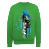 Sweat Homme Marvel Avengers Assemble - Hulk Art Explosion - Vert - XL - Vert Citron chez Zavvi FR image 5056185768797