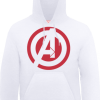 Sweat Femme Marvel Avengers Assemble - Logo Captain America - Blanc - XXL - Blanc chez Zavvi FR image 5056185766908