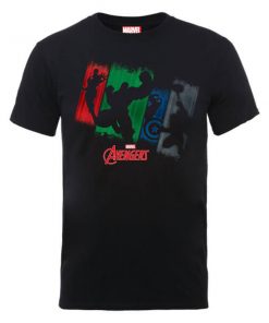 T-Shirt Homme Marvel Avengers - Team Punch - Noir - XXL - Noir chez Zavvi FR image 5056185773654