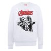 Sweat Homme Marvel Avengers Assemble - Team Explosion - Blanc - XXL - Blanc chez Zavvi FR image 5056185771155