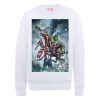 Sweat Homme Marvel Avengers Assemble - Team Montage - Blanc - XXL - Blanc chez Zavvi FR image 5056185771407