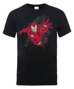 T-Shirt Homme Marvel Avengers Assemble - Iron Man - Noir - XXL - Noir chez Zavvi FR image 5056104554371