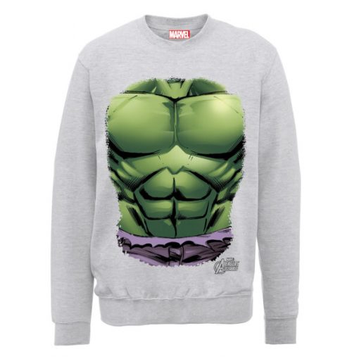 Sweat Homme Marvel Avengers Assemble - Torse Hulk - Gris - XXL - Gris chez Zavvi FR image 5056185769008