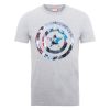 T-Shirt Homme Marvel Avengers Assemble - Bouclier Captain America Montage - Gris - XXL - Gris chez Zavvi FR image 5056185767653