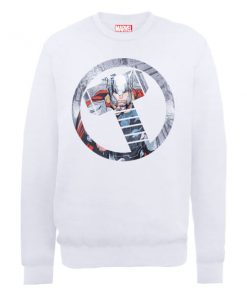 Sweat Homme Marvel Avengers Assemble - Hulk Montage - Blanc - XXL - Blanc chez Zavvi FR image 5056185769152