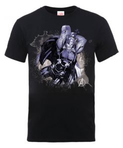 T-Shirt Homme Marvel Avengers Assemble - Thor Éclaboussure - Noir - XXL - Noir chez Zavvi FR image 5056185772701