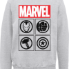 Sweat Homme Marvel Avengers Assemble - Icons - Gris - XXL - Gris chez Zavvi FR image 5056185769657