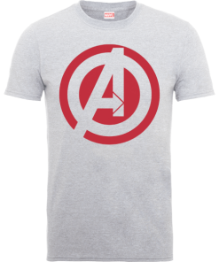T-Shirt Homme Marvel Avengers Assemble - Logo Captain America - Gris - XXL - Gris chez Zavvi FR image 5056185767004