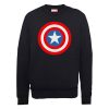 Sweat Homme Marvel Avengers Assemble - Captain America Simple Bouclier - Noir - XXL - Noir chez Zavvi FR image 5056185767806